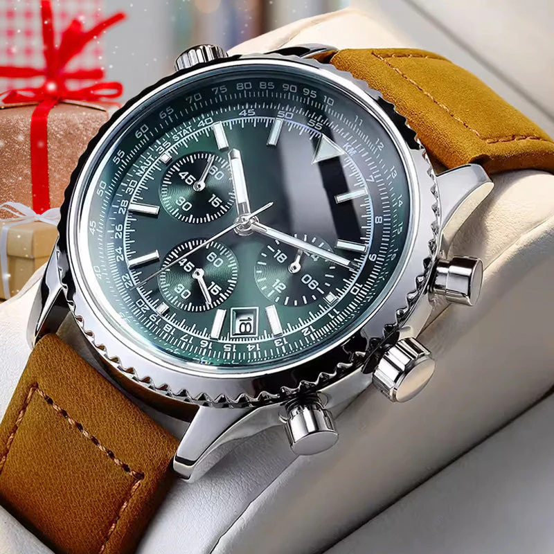 🔥(Best seller) Men's Multifunction Chronograph Waterproof Date Analog Quartz Watch - Image 10