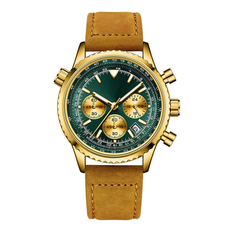 🔥(Best seller) Men's Multifunction Chronograph Waterproof Date Analog Quartz Watch - Image 11