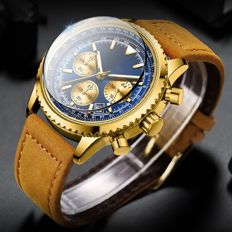 🔥(Best seller) Men's Multifunction Chronograph Waterproof Date Analog Quartz Watch - Image 5