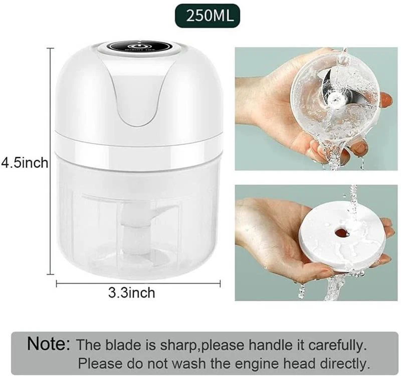🎅Christmas promotion 40% off🎊USB Rechargeable Electric Garlic Grinder - Image 3