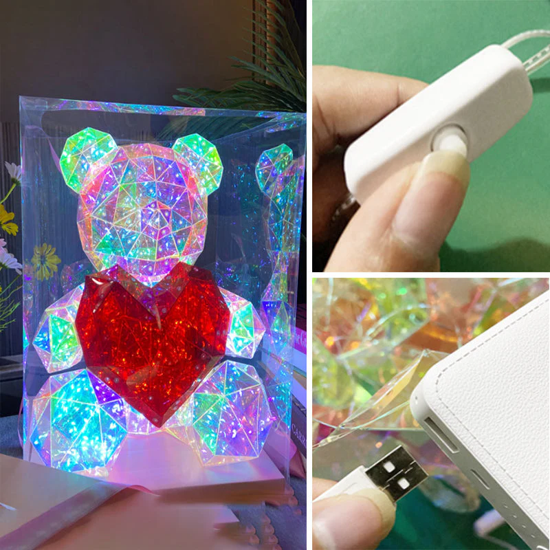 💕Valentine's Day Special - 60% OFF🎁 Colorful Glowing Bear - Image 6