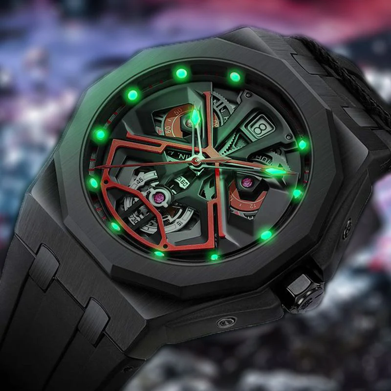 🎁Best Gift🎁Men's Hollow-out Fashionable Waterproof Quartz Watch ⌚ - Image 3