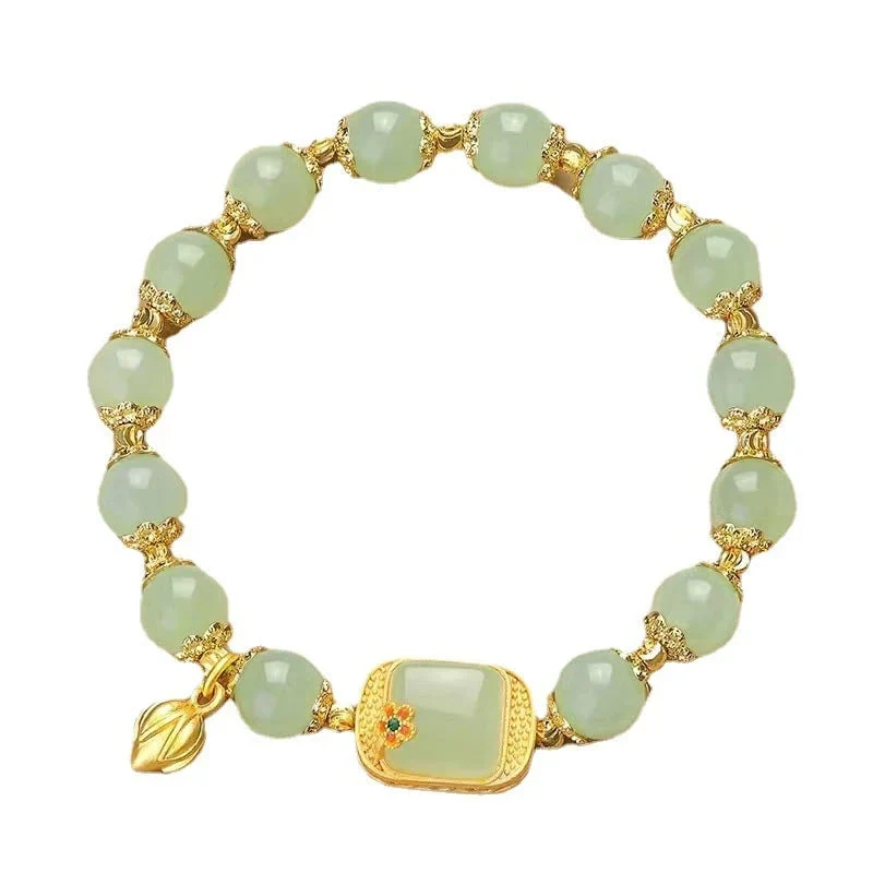 đ„ HOT SALE đ„Hotan Jade Beaded Bracelet - Image 13