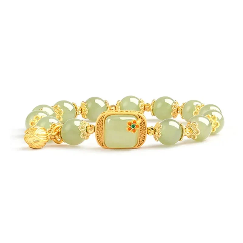 đ„ HOT SALE đ„Hotan Jade Beaded Bracelet - Image 14