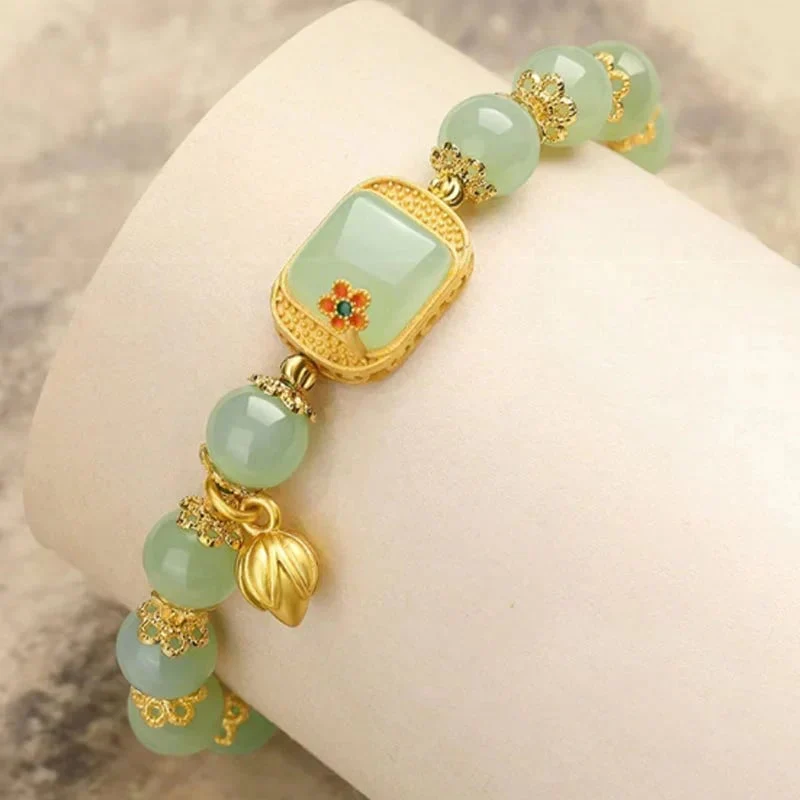 đ„ HOT SALE đ„Hotan Jade Beaded Bracelet - Image 6