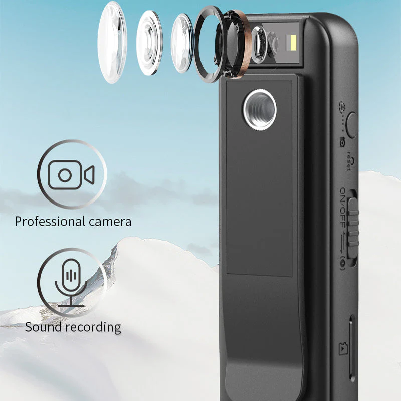 HD Night Vision Back Clip Camera Recorder - Image 7