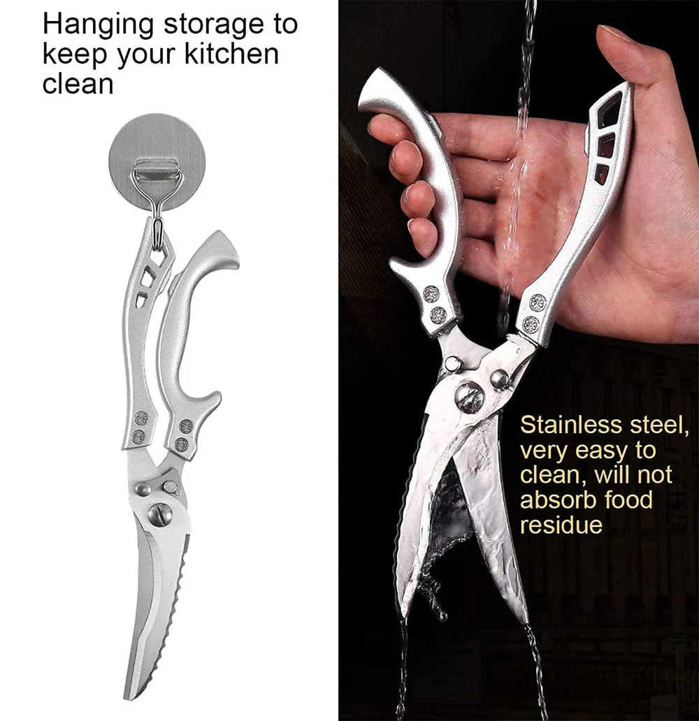 (🎅 HOT SALE NOW-48% OFF) -Heavy Duty Stainless Steel Bone-Cut Scissors - Image 6