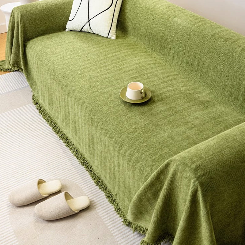 Herringbone Chenille Sofa Cover - Image 4