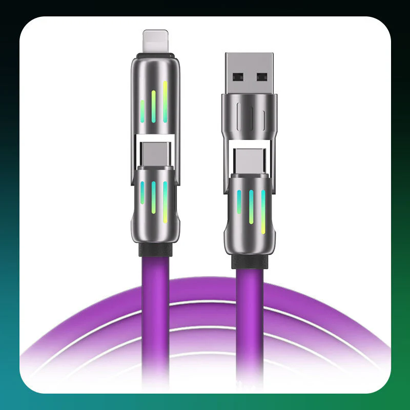 🎁Buy 2 Get 1 Free📲240W⚡4-in-1 High-Speed Transfer Fast Charging Cable - Image 8