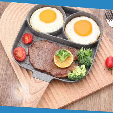 🍳50% discount🥚 Four-hole egg pan, breakfast omelette home frying pan non-stick pan - Image 12