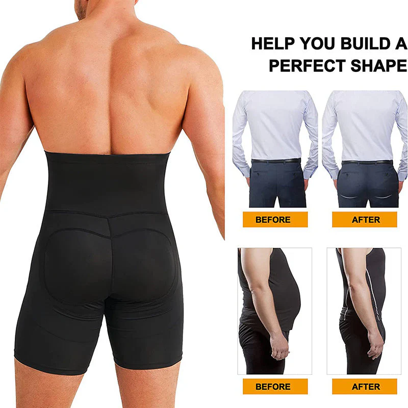 Men's High-Waisted Butt Lifter Shapewear - Image 3