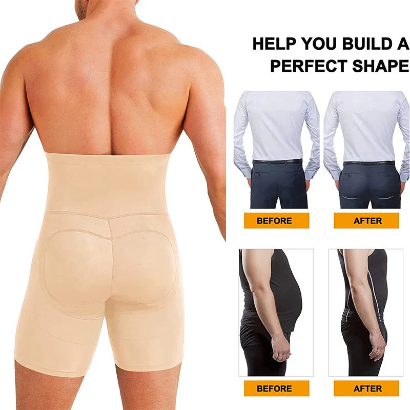 Men's High-Waisted Butt Lifter Shapewear - Image 8