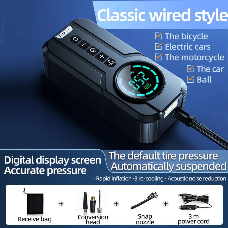 1 min Fast Filling Mini Portable Tire Inflator - Image 6
