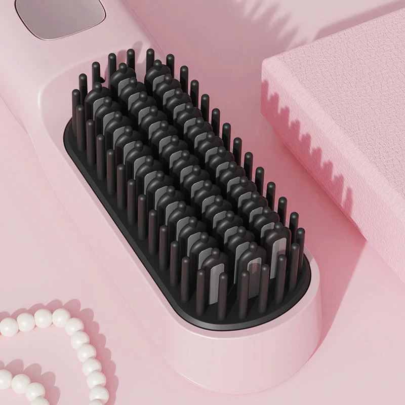 Portable Wireless Charging Hair Straightening Comb - Image 4