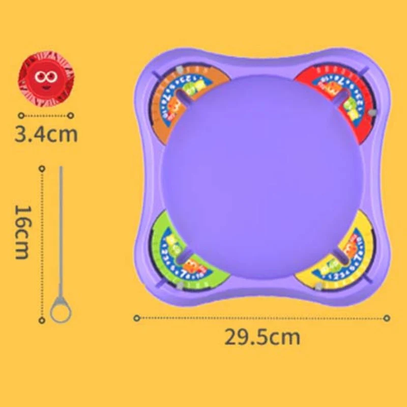 Kids' 4-Player Battle Spinning Top Toy Set - Image 8