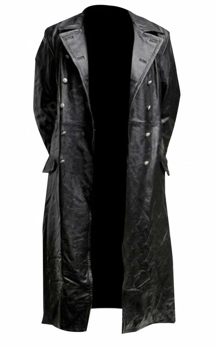 German Classic Leather Coat - Image 4