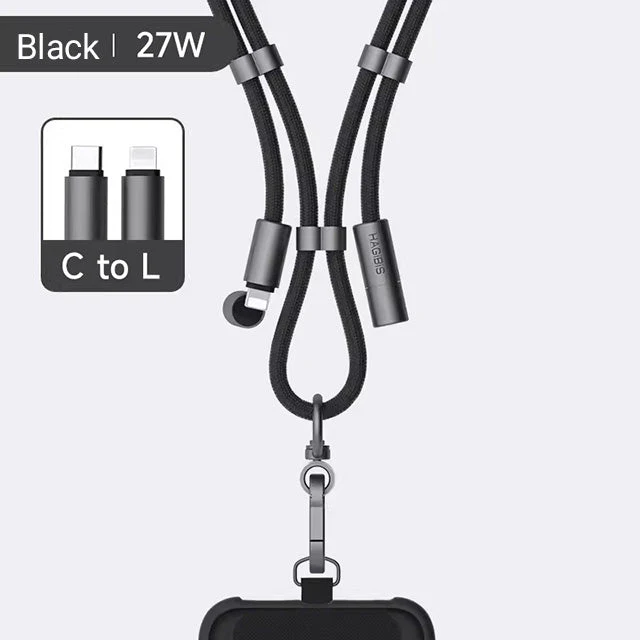 Multifunctional Mobile Phone Lanyard & Charging Cable 2-in-1 - Image 11