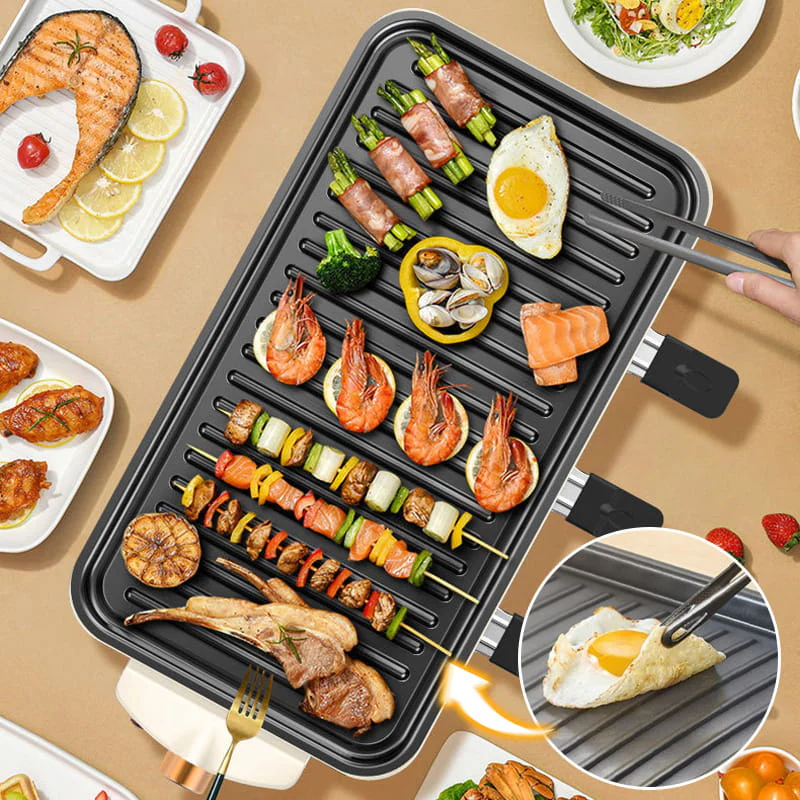 Large Capacity Detachable Multi-Function Smokeless Electric Grill - Image 2