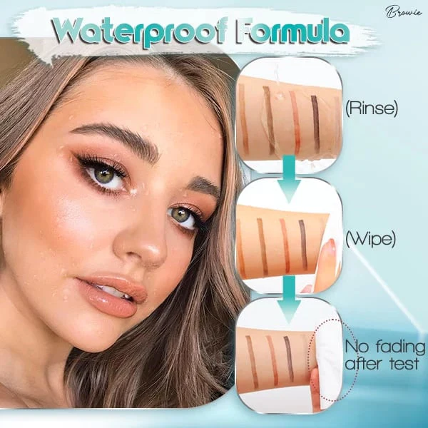 3D Waterproof Microblading Eyebrow Pen 4 Fork Tip Tattoo Pencil - Image 5
