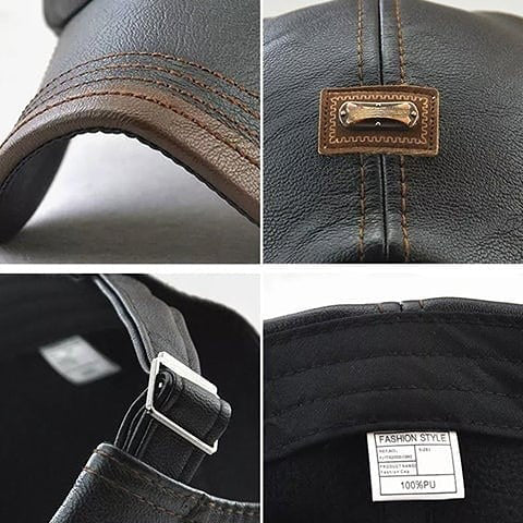 New Fashion Leather Beret - Image 12