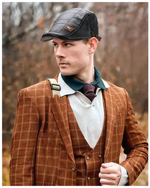 New Fashion Leather Beret - Image 9
