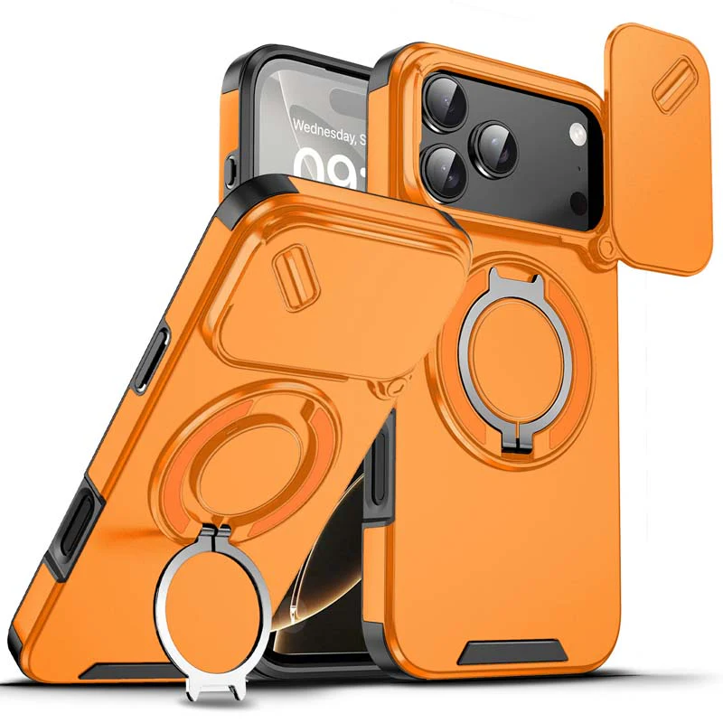 Magnetic Phone Case with Ring Stand For iPhone - Image 9