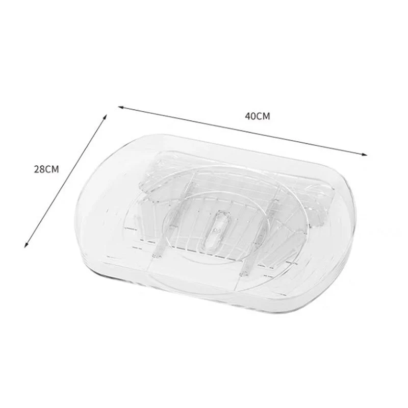 Multifunctional Clear Rotating Organizer for Kitchen - Image 7
