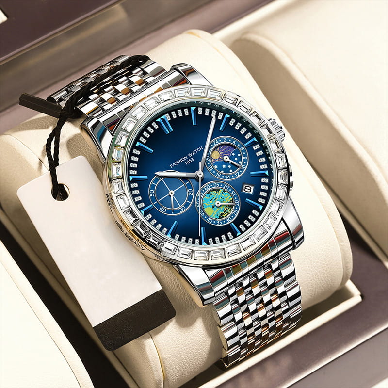 Men’s Luxury Steel Quartz Watch - Image 6