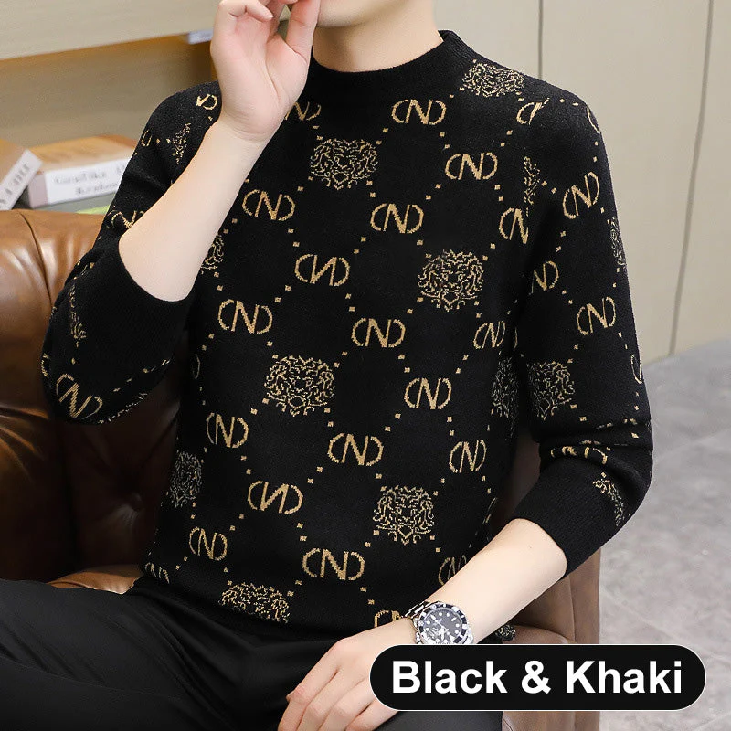 Men's Trendy Warm Knit Shirt - Image 10