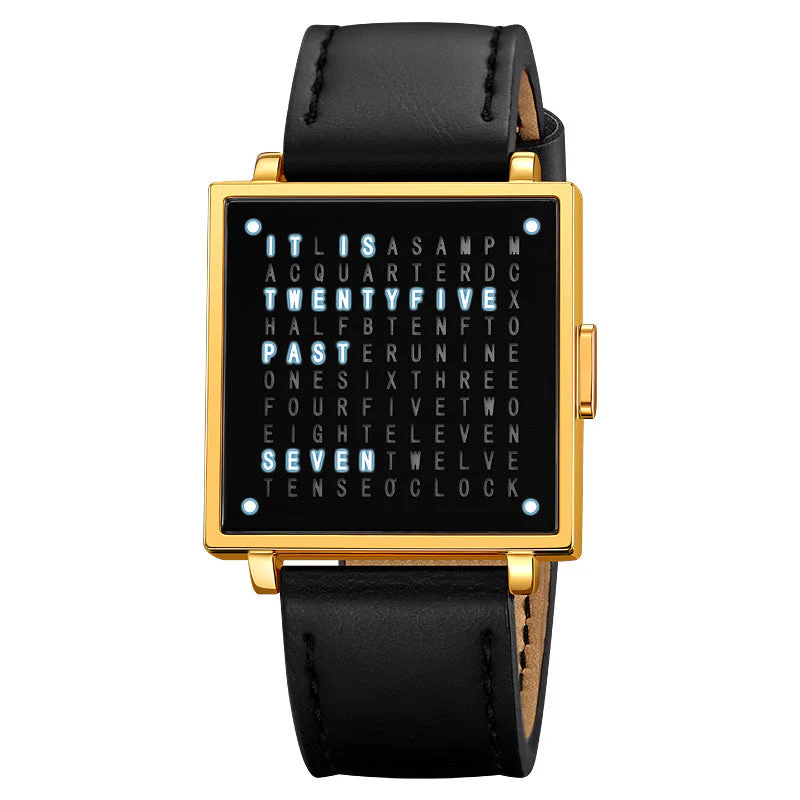 Men's Waterproof Square Electronic Watch with Steel Band - Image 12
