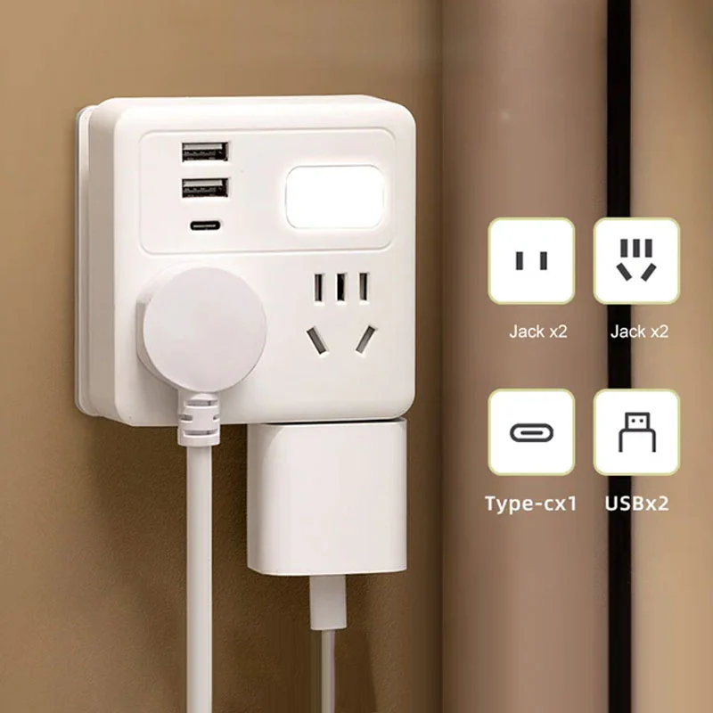 Multi-Function Socket Converter with Night Light - Image 4