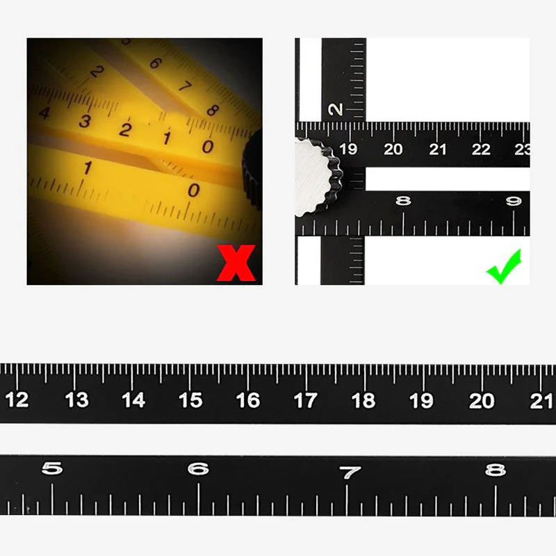 🔥HOT SALE  50%OFF🔥Multi Angle Foldable Measuring Ruler with Holes Positioning - Image 6