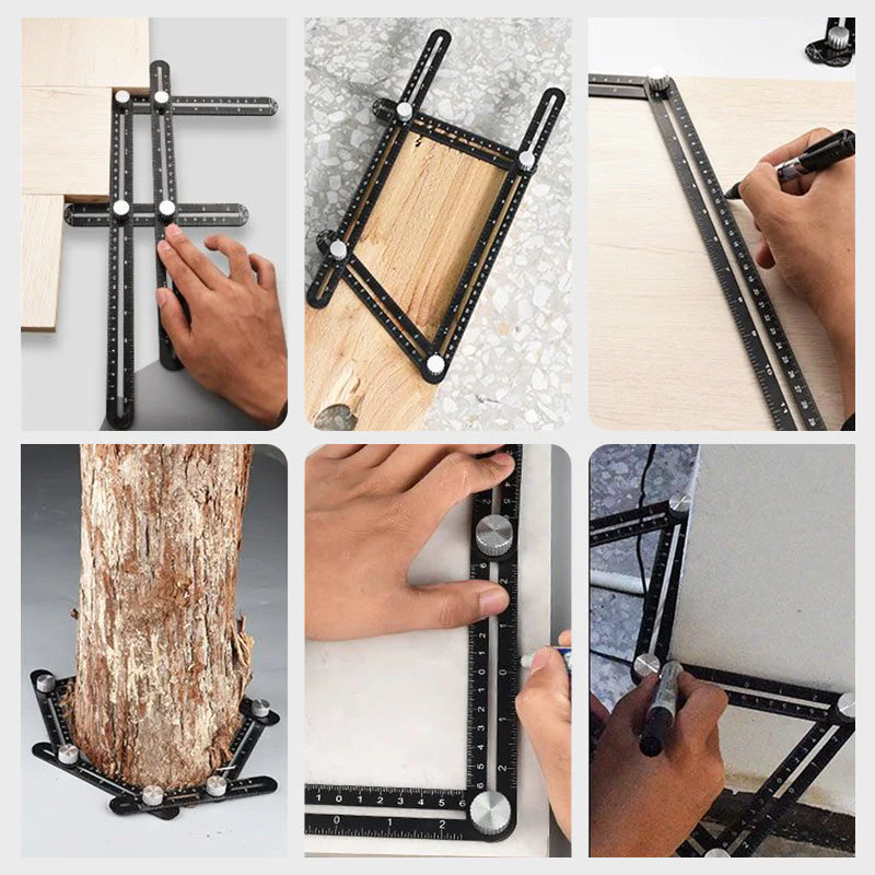 🔥HOT SALE  50%OFF🔥Multi Angle Foldable Measuring Ruler with Holes Positioning - Image 8
