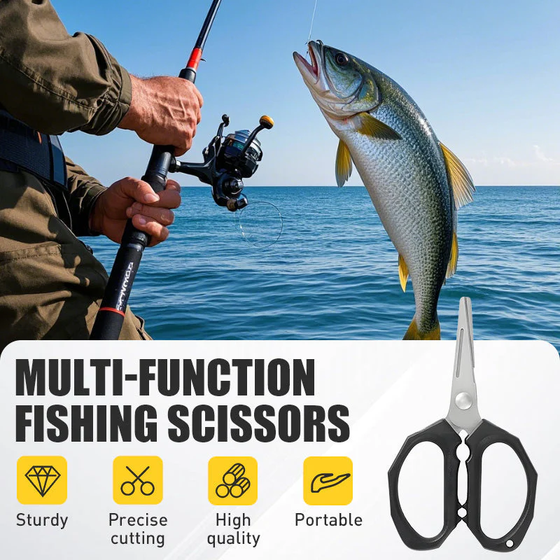 🔥Multi-Function Fishing Scissors - Last Day Buy 1 Get 1 Free🎁