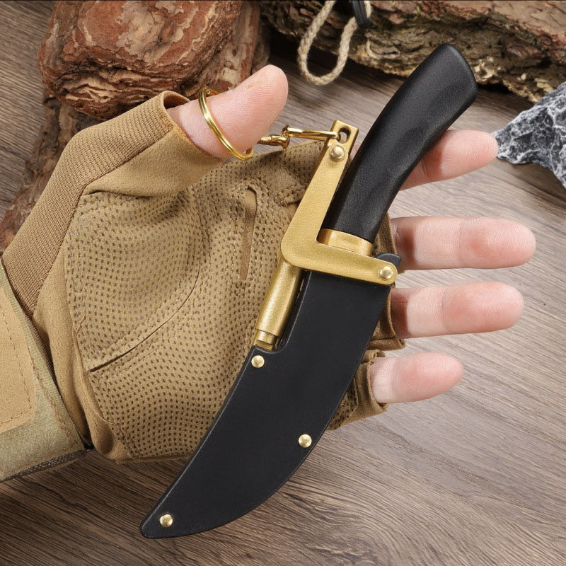 Multipurpose Outdoor Portable Fruit Knife with Sheath - Image 2
