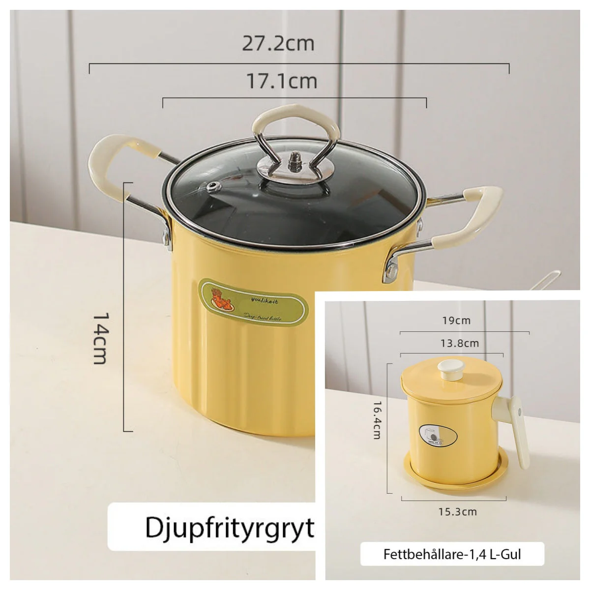 🎅Pre-Christmas Special🎄Multifunctional Deep Fryer Pot And Grease Container With Strainer - Image 18