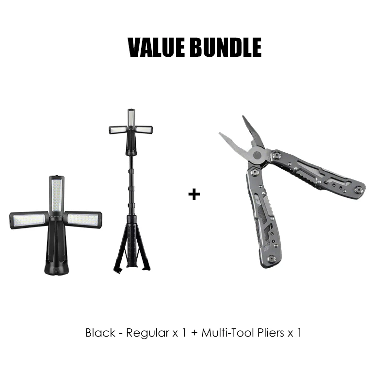 Multifunction LED Work Light with Telescopic Tripod Stand - Image 15