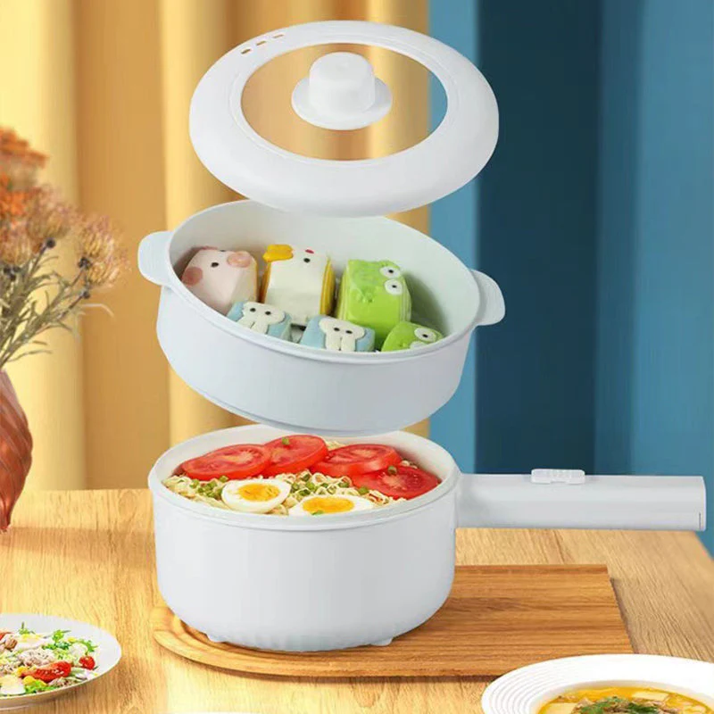 Multifunctional Double-Layer Electric Pot with Steamer