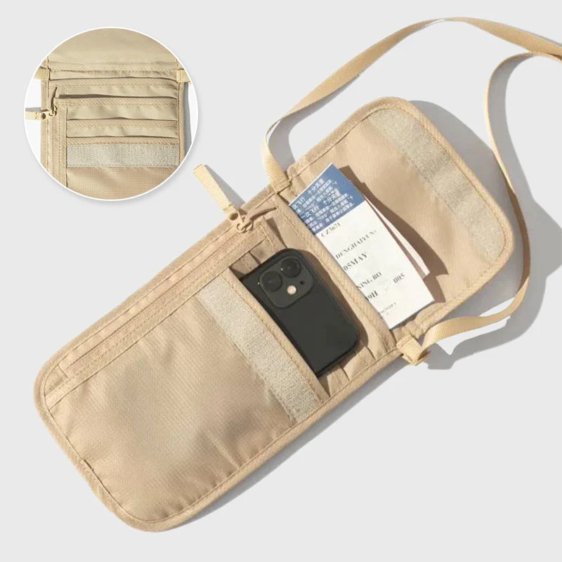 Multifunctional Lightweight Anti-Theft Travel Document Bag - Image 3