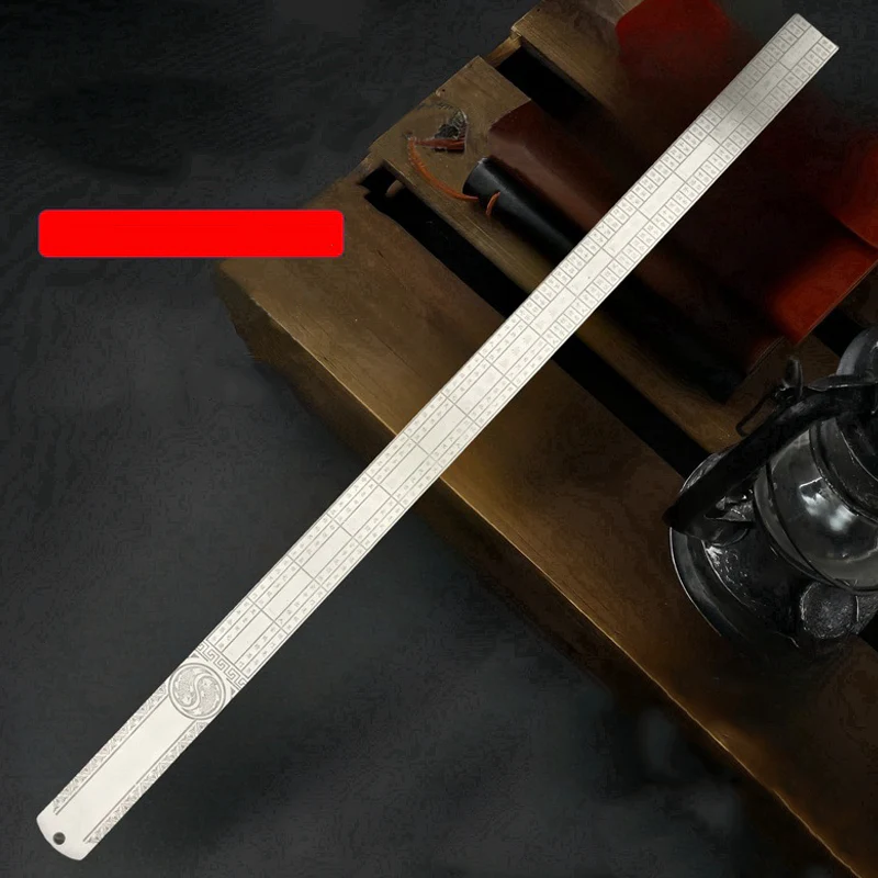 Multifunctional Portable Self-Defense Stainless Steel Ruler - Image 10