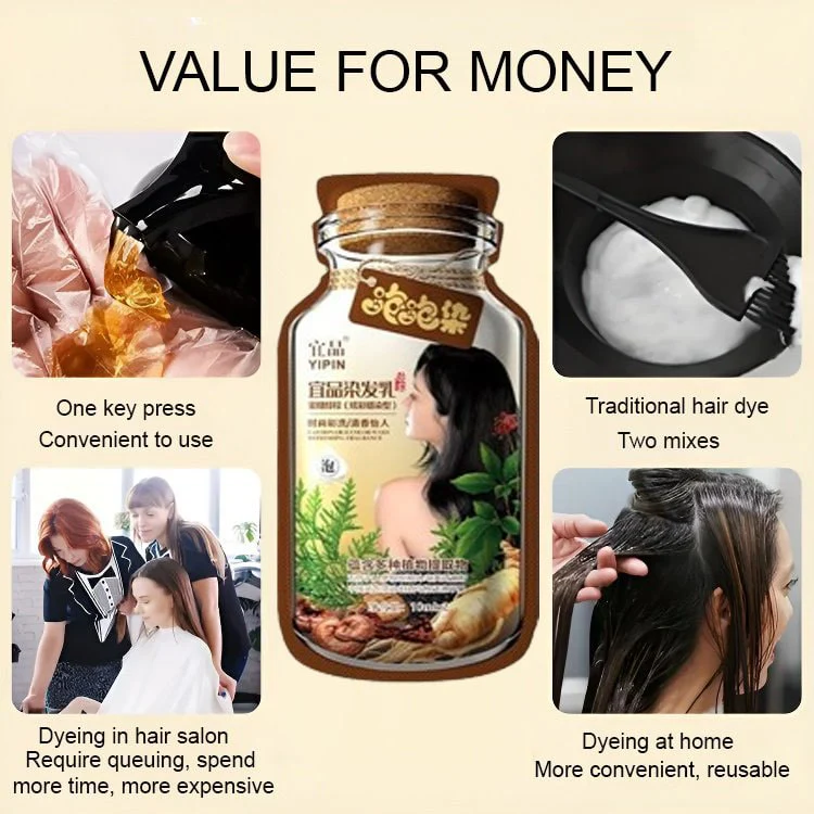 Plant ingredients hair coloring shampoo - Image 4