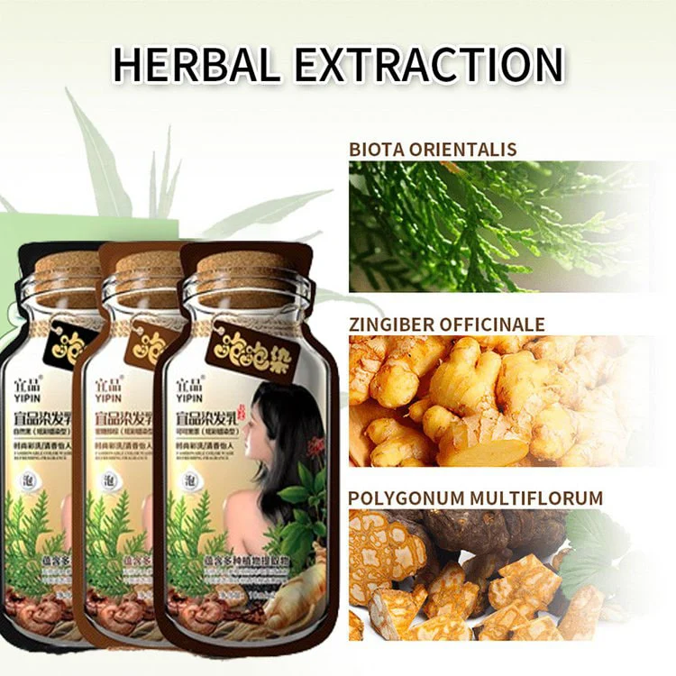 Plant ingredients hair coloring shampoo - Image 5