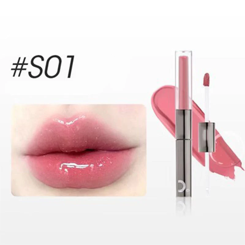 🔥New Year Special 49% OFF🔥2 IN 1 Moisturizing Shimmer Waterproof Long Lasting Double Head Lipstick - Image 7