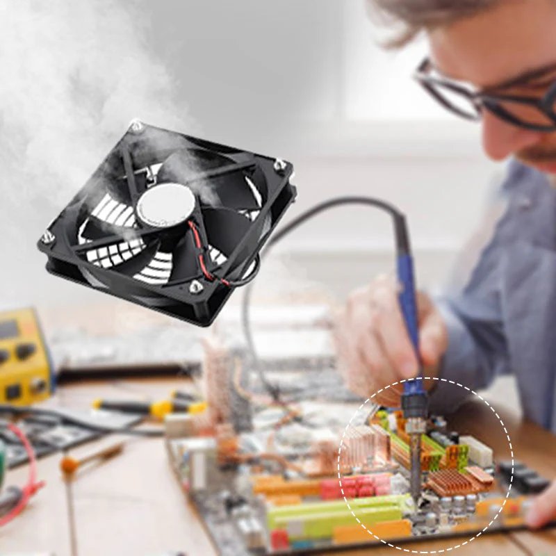 Low Noise Cooling Fan for Cabinet, CPU, Fume Exhausting - Image 3