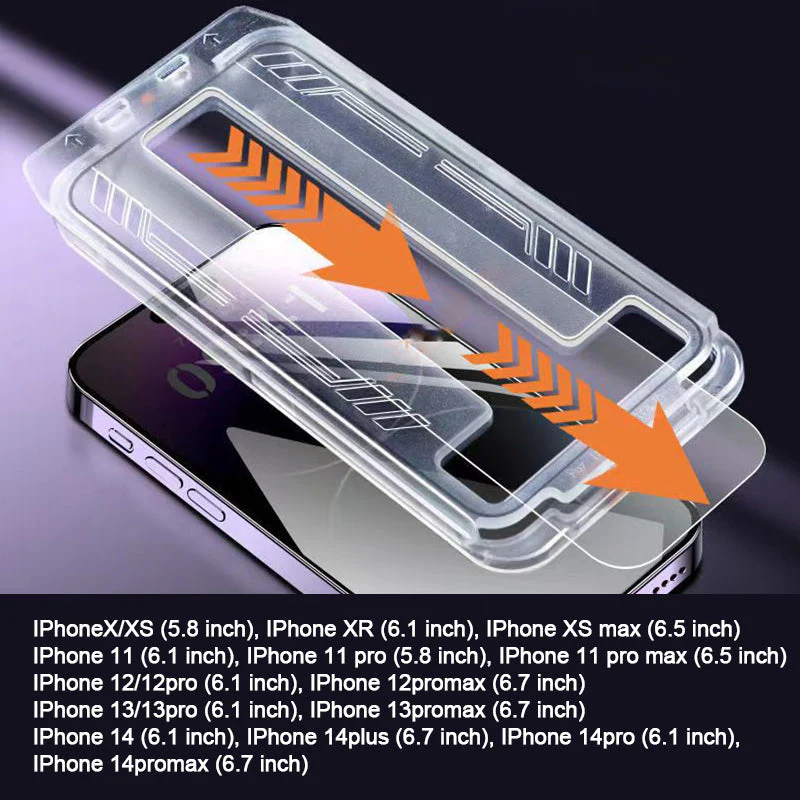 💥Limited time 50% off🔥 iPhone Tempered Anti-Peeking Screen Protector - No Bubbles No Dust - Image 8