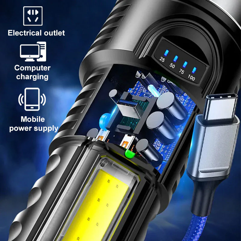 Outdoor Ultra-Bright Long-Range LED Flashlight - Image 5