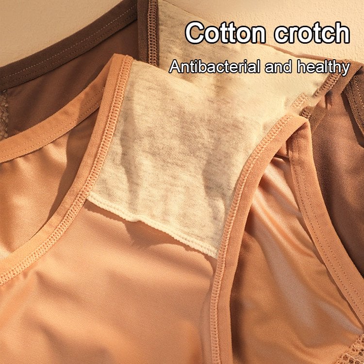 🌷Sexy Seamless Double Strap Lace Silk Care Panties - Image 5