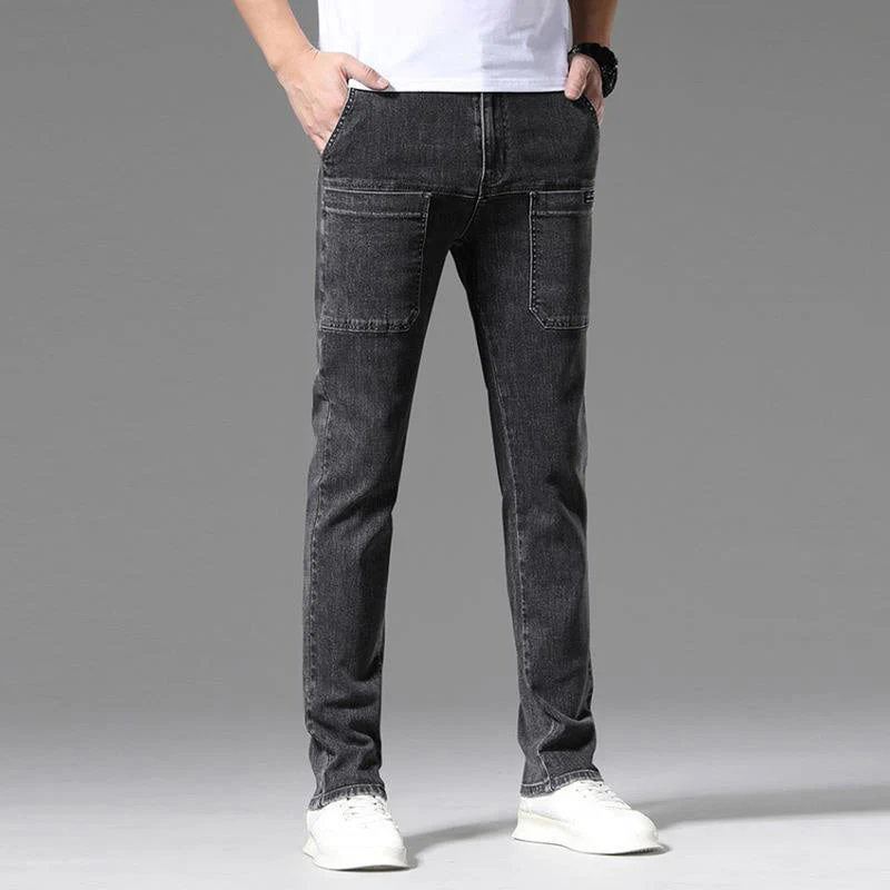 👖 Multi-Pocket Stretch Men's Jeans - Image 3