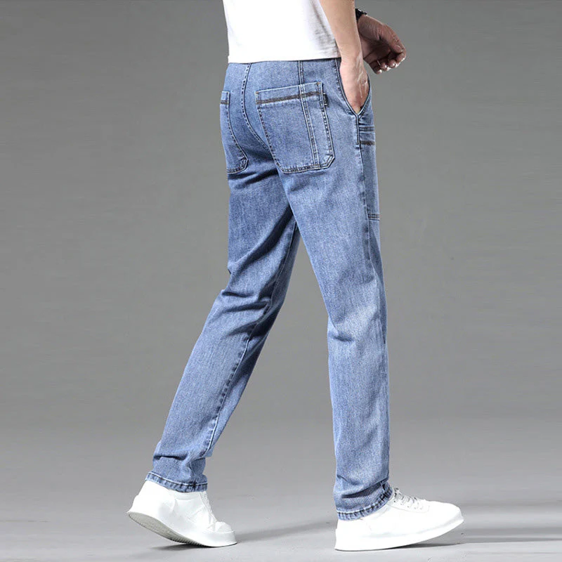 👖 Multi-Pocket Stretch Men's Jeans - Image 6