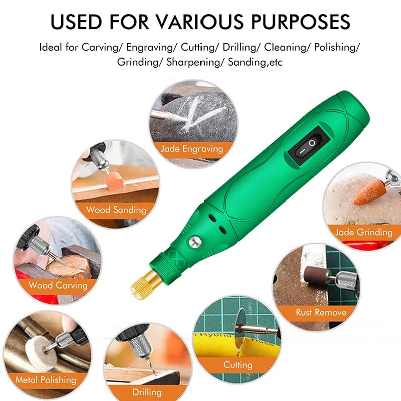 🔥Pen-shaped Multifunctional Mini Grinding Tool with 15000RPM High Speed - Image 5